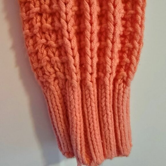 Lucky Brand Women's Sweater Size Small Peach Pink V Neck Long Sleeves Bohemian - Picture 4 of 14